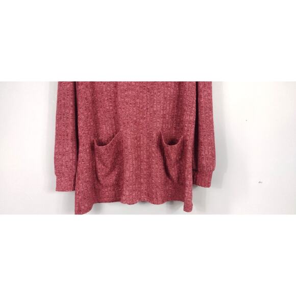 OFEEFAN Womens Lagenlook Mauve Pullover Sweater Polyester Rayon Spandex XXL - Picture 4 of 13